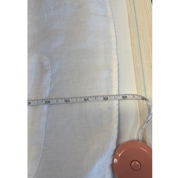 Reformation Womens Size S 100% Linen Pocket Knee Length Dress - Picture 8 of 9